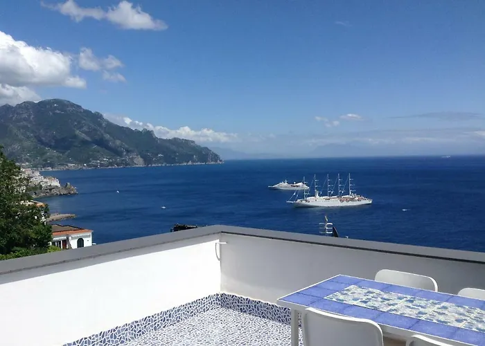 펜션 Tenuta Cavaliere Breathtaking View 아말피